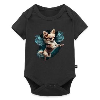 Chihuahua | Ballerina | Ballet | Dance | Dancing | - Baby Premium short-sleeve bodysuit - black - Front