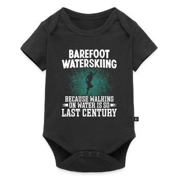 Barefoot waterskiing - Baby Premium short-sleeve bodysuit - black - Front