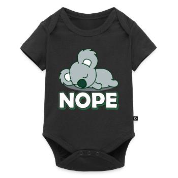 Koala Koala Nope - Baby Premium short-sleeve bodysuit - black - Front