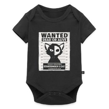 Wanted Dead Or Alive Schrödingers Cat - Baby Premium short-sleeve bodysuit - black - Front