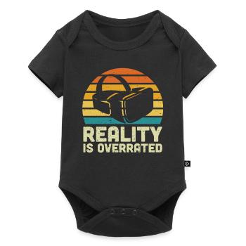 Cadeau VR de réalité virtuelle - Body à manches courtes Premium Bébé - noir - Devant