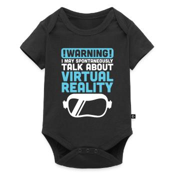 Cadeau VR de réalité virtuelle - Body à manches courtes Premium Bébé - noir - Devant