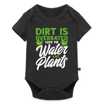 Water Gardener Give Me Water And Plants Gift - Baby Premium short-sleeve bodysuit - black - Front