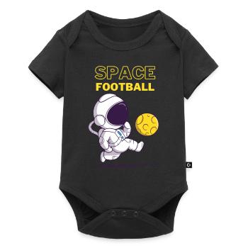 FOOTBALL SPATIAL. Un cadeau pour les fans de l’espace - Body à manches courtes Premium Bébé - noir - Devant