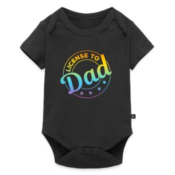 Licence à papa - Fête des pères 2023 Fête des pères Ide - Body à manches courtes Premium Bébé - noir - Devant