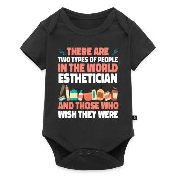 Cute Licensed Esthetician Skincare - Baby Premium short-sleeve bodysuit - black - Front