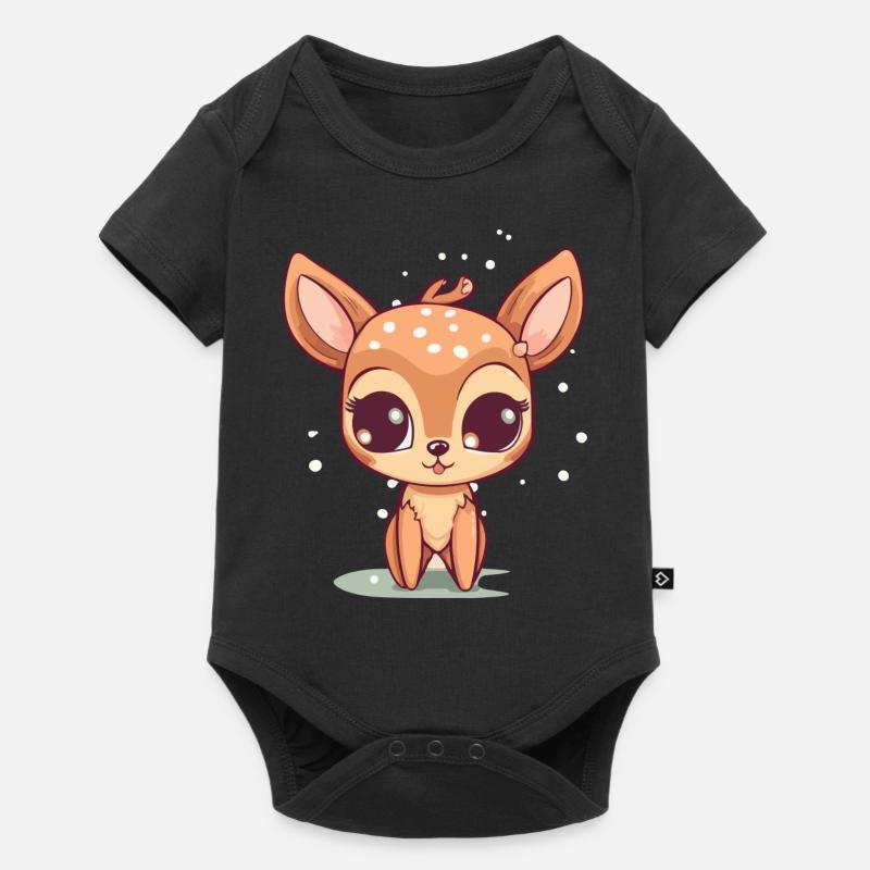 Zool la biche - Body à manches courtes Premium Bébé - noir