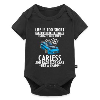 Slot Car Racing for Slot Car and RC Cars - Baby Premium short-sleeve bodysuit - black - Front