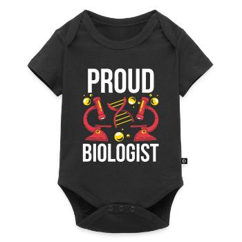 Proud Biologist Biology Biology Teacher Biologist - Baby Premium short-sleeve bodysuit - black - Front