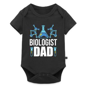 Biologist Dad Biology Teacher Biologist Biology - Baby Premium short-sleeve bodysuit - black - Front