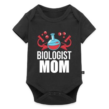 Biologist Mama Biology Biologist Biology Teacher - Baby Premium short-sleeve bodysuit - black - Front