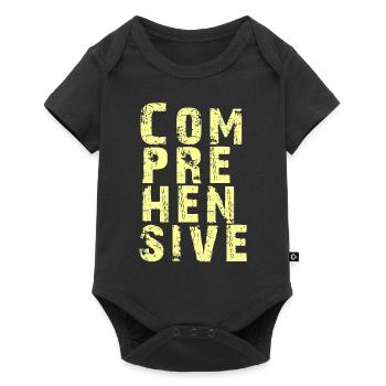 Explore every aspect of COMPREHENSIVE - Baby Premium short-sleeve bodysuit - black - Front