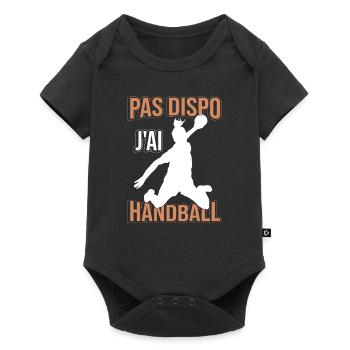 J'Ai Handball Drôle Handballeuse - Body à manches courtes Premium Bébé - noir - Devant
