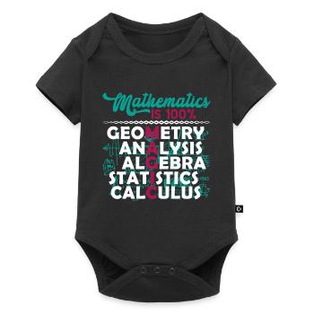 Mathematician Mathematician Mathematics Is Magic - Baby Premium short-sleeve bodysuit - black - Front