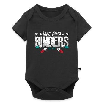 Dietitian Take Your Binders Nutrition Dietitians - Baby Premium short-sleeve bodysuit - black - Front