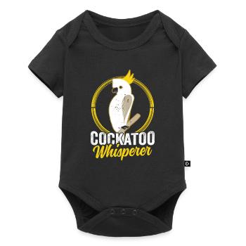 Cockatoo Whisperer Cockatoo Cockatoos Bird - Baby Premium short-sleeve bodysuit - black - Front