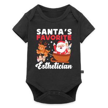 Cute Licensed Esthetician Skincare - Baby Premium Kurzarmbody - Schwarz - Vorne