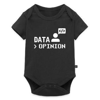 Data > Opinion Programmer Coder Coding Code - Baby Premium short-sleeve bodysuit - black - Front