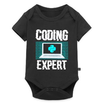 Programmeur de programmation codeur expert en codage - Body à manches courtes Premium Bébé - noir - Devant
