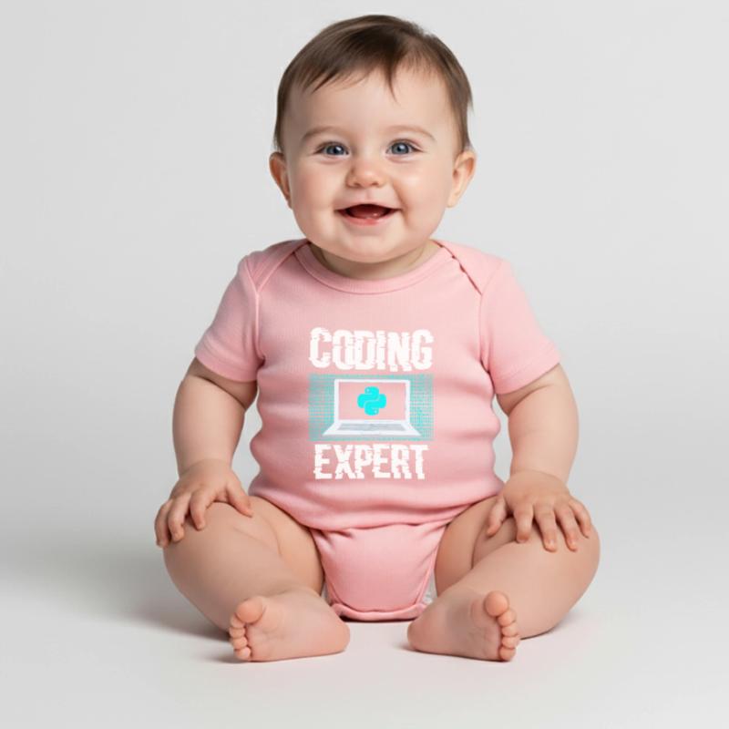 Coding Expert Coder Programming Programmer Baby Premium short-sleeve bodysuit