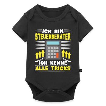 Steuerberater Buchhalter Ich kenne alle Tricks - Baby Premium Kurzarmbody - Schwarz - Vorne