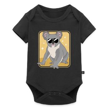 Koala Koalas Koala Bears Koala Bear Cadeau - Body à manches courtes Premium Bébé - noir - Devant