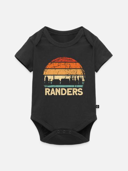Randers - Baby Premium Kurzarmbody - Schwarz