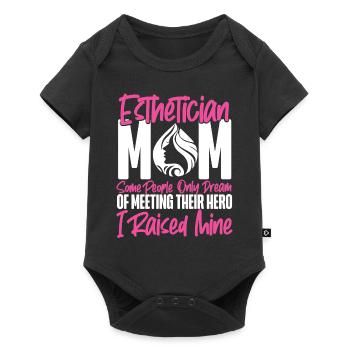 Soins de la peau d’esthéticienne agréée mignonne - Body à manches courtes Premium Bébé - noir - Devant
