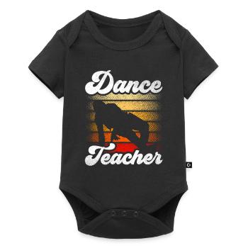 Professeur de danse Professeur de danse Cours de danse École de danse - Body à manches courtes Premium Bébé - noir - Devant