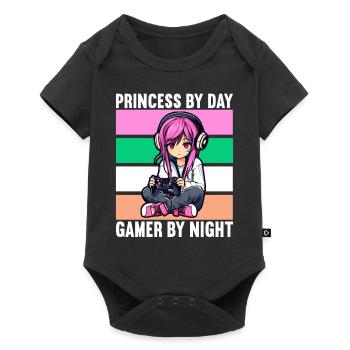 Gaming Console PC Gamer Girl Gamer Girl - Baby Premium short-sleeve bodysuit - black - Front