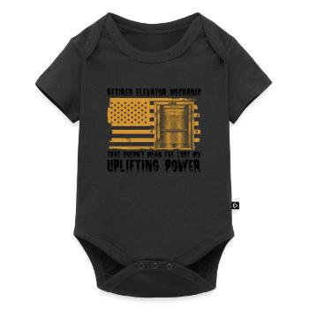 Elevator Technician Design Für Einen - Baby Premium Kurzarmbody - Schwarz - Vorne