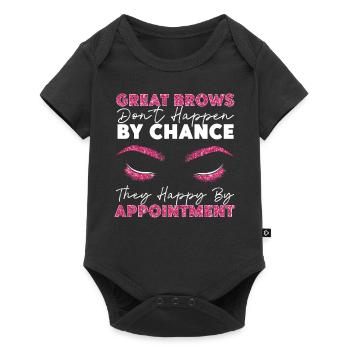 Licensed Esthetician Beautician - Baby Premium Kurzarmbody - Schwarz - Vorne