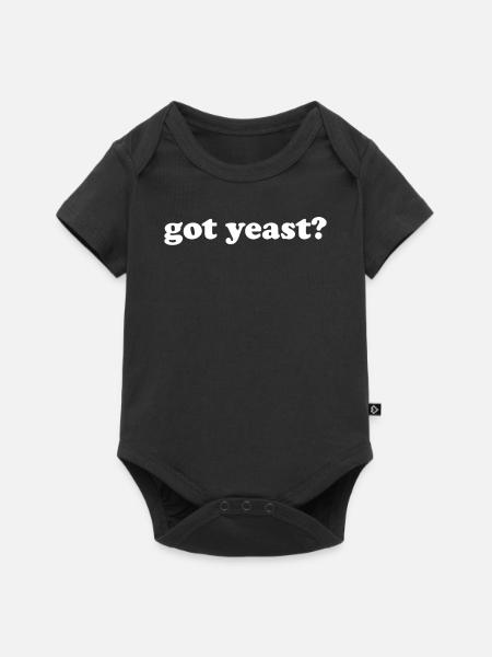 Hefe - Baby Premium Kurzarmbody - Schwarz