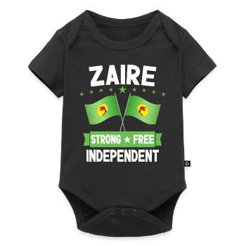 Zaïre - Body à manches courtes Premium Bébé - noir - Devant