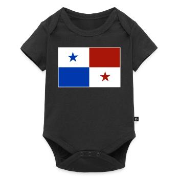 Panama flag - Baby Premium short-sleeve bodysuit - black - Front