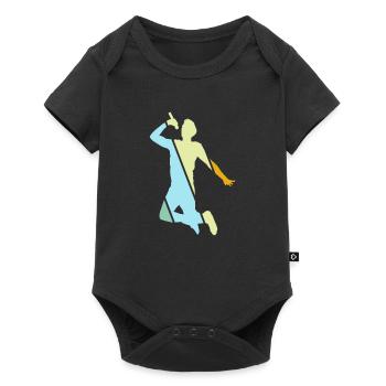 Singing Retro - Baby Premium short-sleeve bodysuit - black - Front