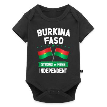 Burkina Faso - Body à manches courtes Premium Bébé - noir - Devant