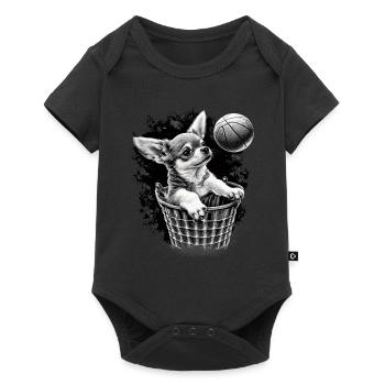 Chihuahua | Basketball | Player | Sport | Dunk | - Baby Premium short-sleeve bodysuit - black - Front
