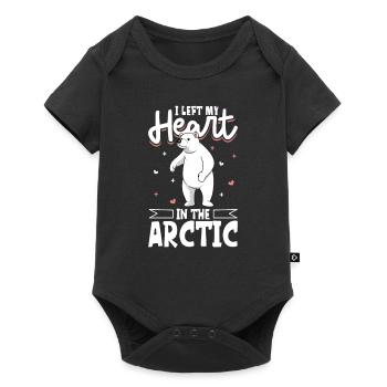 Polar Bear Global Warming Artic Seal hunting Ursus - Baby Premium short-sleeve bodysuit - black - Front