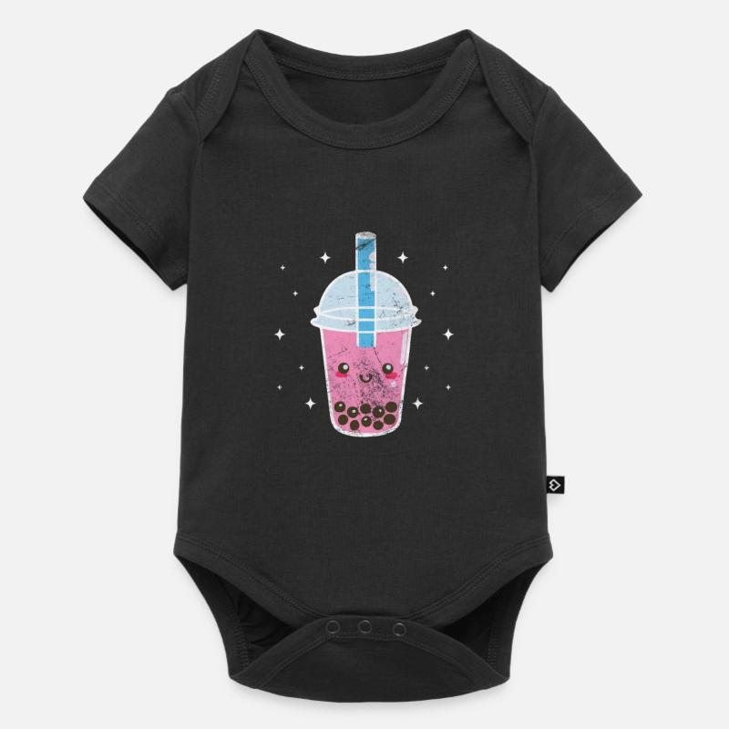 Bubble Tea Boba Tea Kawaii Cadeau - Body à manches courtes Premium Bébé - noir