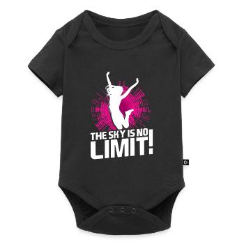 The Sky is No Limit Trampoline - Baby Premium short-sleeve bodysuit - black - Front