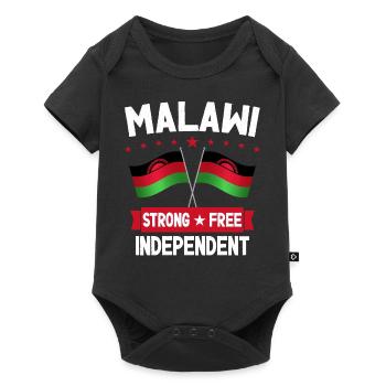 Malawi - Baby Premium short-sleeve bodysuit - black - Front