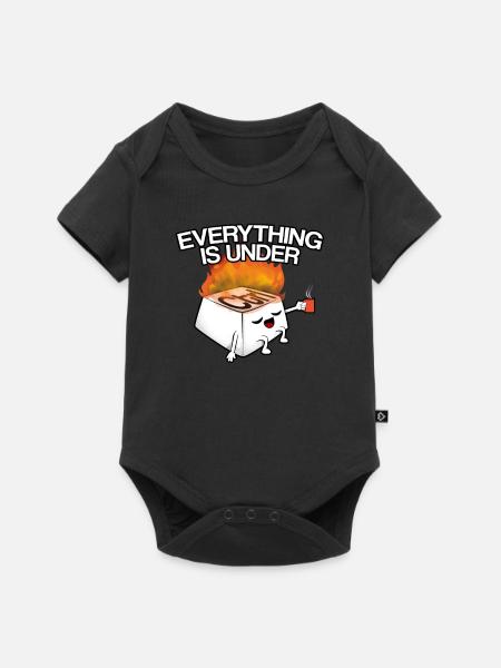 Alles ist unter Kontrolle - Baby Premium Kurzarmbody - Schwarz