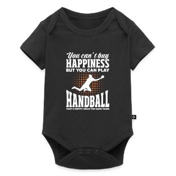 Handball - Body à manches courtes Premium Bébé - noir - Devant