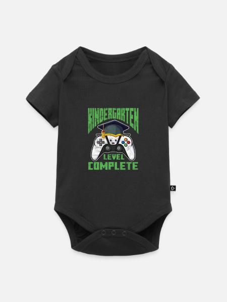 Kindergarten - Baby Premium Kurzarmbody - Schwarz