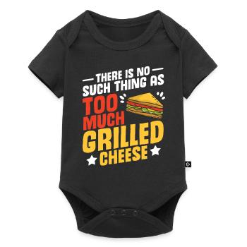 Love Grilled Cheese Men Women - Baby Premium Kurzarmbody - Schwarz - Vorne