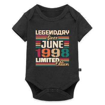 Légendaire Juin 1968 Edition Limitée Juin 1968 - Body à manches courtes Premium Bébé - noir - Devant