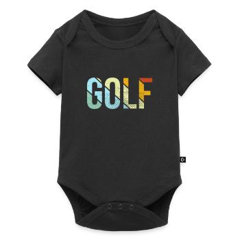 Golf Retro - Baby Premium short-sleeve bodysuit - black - Front