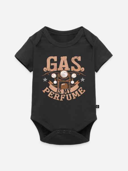 Gas ist mein Parfüm - Baby Premium Kurzarmbody - Schwarz