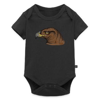 Golden Eagle I Golden Eagle Bird of Prey Motif for - Baby Premium short-sleeve bodysuit - black - Front